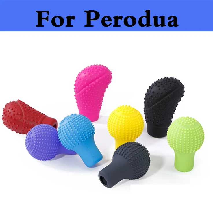 

2017 1set Car-Styling Auto Eco Silicone Nonslip Gear Shift Head Cover For Perodua Kancil Kelisa Kembara MyVi Nautica Viva