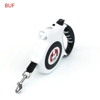 

Pet Products Polyester Leash Dog Accessory Automatic Retractable Traction Leash With Led Lights Pets Accessories Supplies Leash