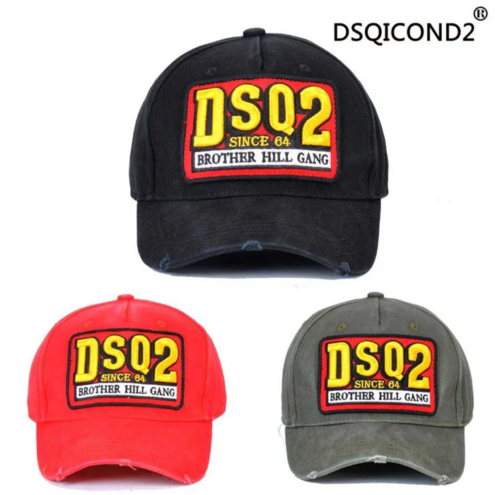 DSQICOND2 бренд DSQ бейсболка для мужчин женщин икона Snapback шляпа вышивка хлопок Письмо кепки папа кепки DSQ2 кости Garros