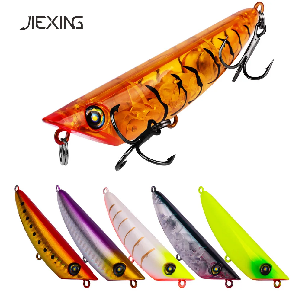 

Popper fishing Lures 8cm/8.5g Top Water Hard swimbait Long Shot artificiais hard Isca Bass leurre peche fishing tackle