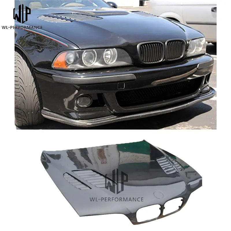 

E39 Carbon fiber M3 type engine hood cover bonnet hoods with car body kit for BMW E39 1995-2003 car styling