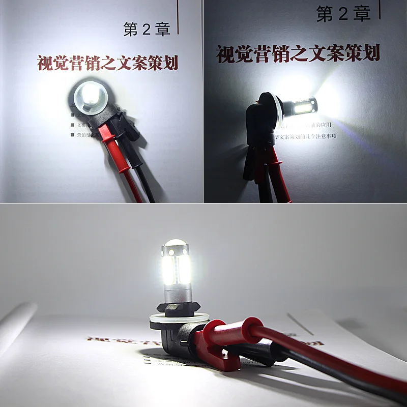 SAARMAT 2 * Высокая мощность 6500K белый 30 SMD 4014 881 889 H27 светодиодный Сменные лампы для