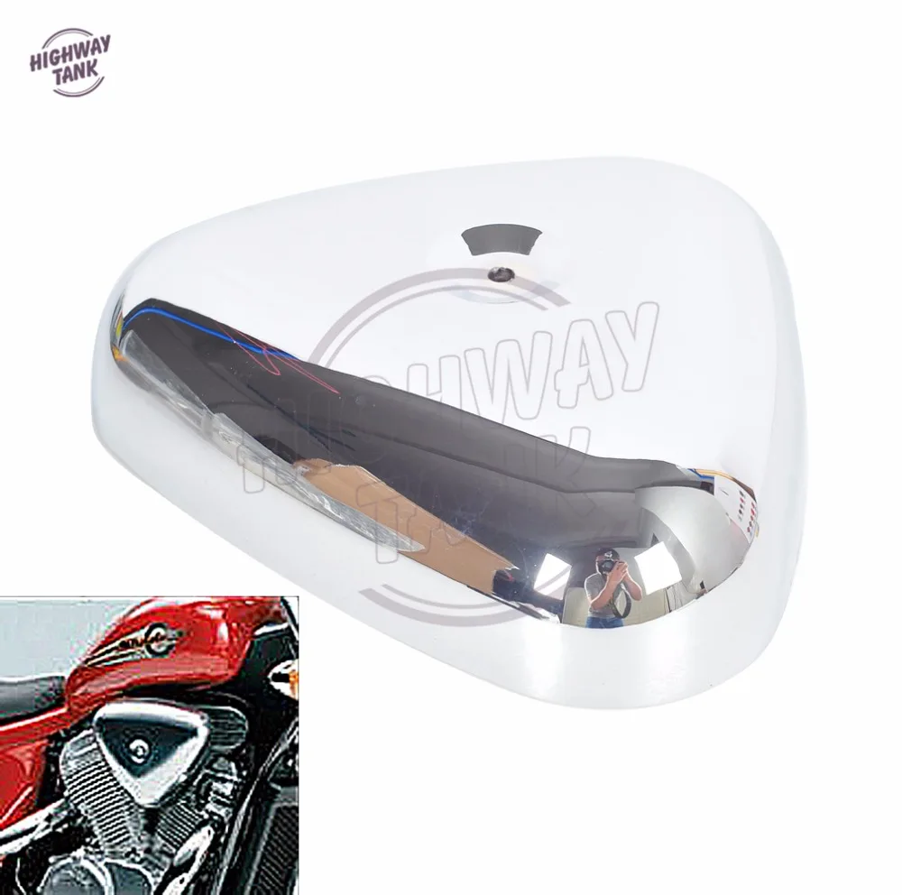 

1 Pcs Chrome Motorcycle Air Cleaner Filter Housing Cover case for Honda Shadow VT600 VLX 600 STEED400 1988-1998