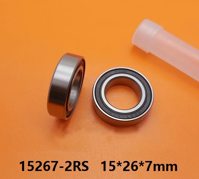 

20pcs or 50pcs ABEC-5 15267-2RS MR15267 15267 2RS 15x26x7 mm deep groove ball bearing bicycle bottom bracket bearing 15*26*7