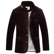 Zhongshan мужские костюмы Повседневный Модный деловой костюм воротник украшение тела Китайский ветер платье код повседневный мужской