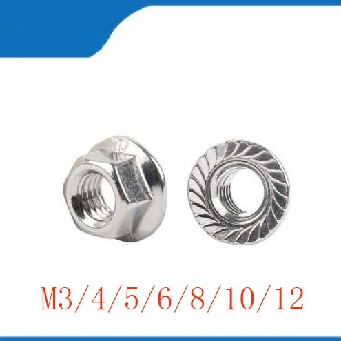 Stainless Steel Flange Nuts On TE-CO