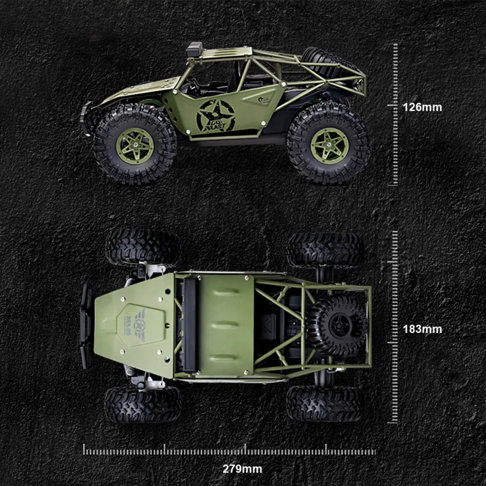 28 см Радиоуправляемая машина 1/16 2,4G 4WD 4x4 вождения автомобиля привод Bigfoot автомобиль дистанционного управления модель автомобиля внедорожник электрическая игрушка на радиоуправлении