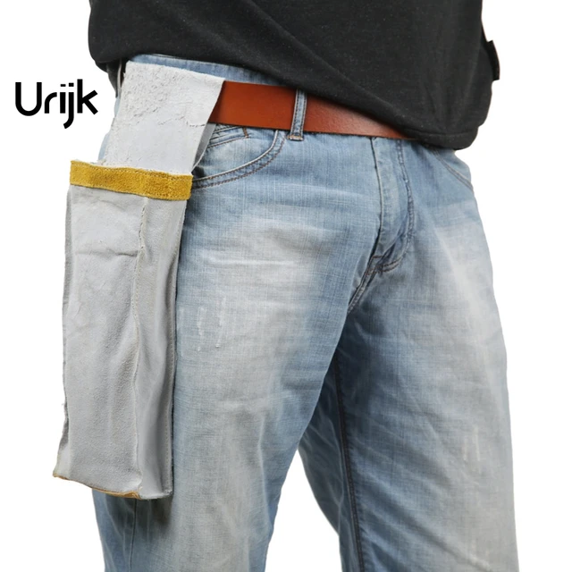 Urijk Welder Bag Waist Hanging Cowhide Tool Pocket Multifunction Urijk Welder Bag Waist Hanging Cowhide Tool Pocket Multifunction Repair Waterproof Wearable Electrician Welding Outdoor