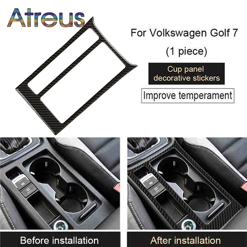 Автомобильная наклейка Atreus для Volkswagen VW Golf 7 MK7 GTI R GTE 2013 2014 2015 2016 2017|carbon cup|sticker golf