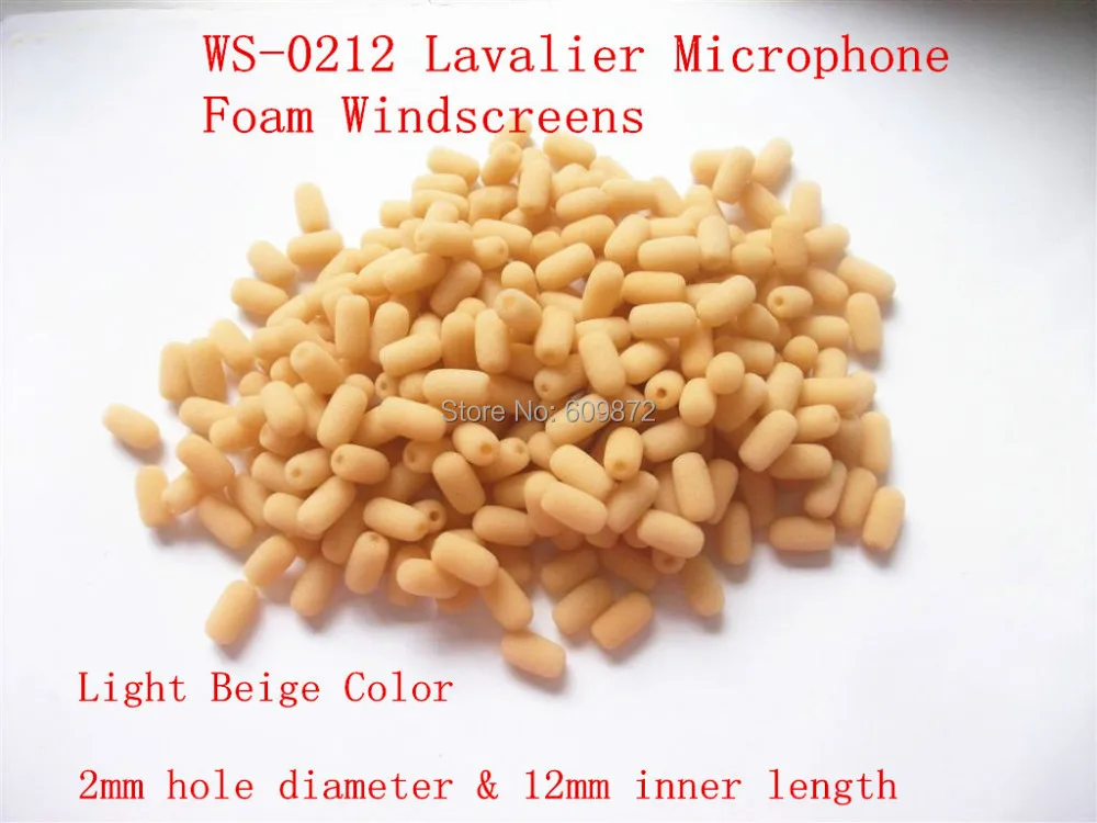 2mm Lavalier Microphone Foam Windscreen Mini Gooseneck Microphone Foam Covers 10 pcs /lot