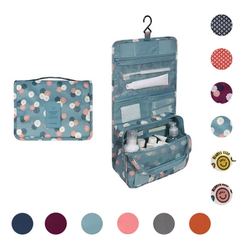 

Unisex Makeup bag Cosmetic bag Case Make Up Organizer Toiletry Storage Floral Zipper New Travel Wash pouch
