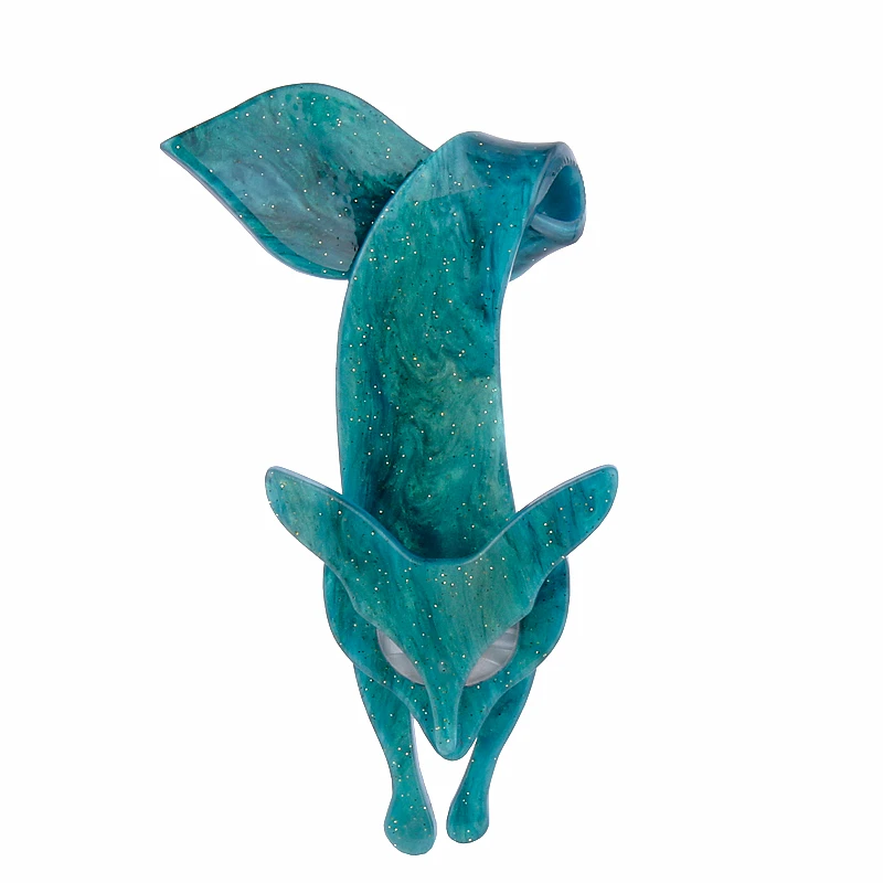 

Fant&Jack Limited edition Fire Fox Pin Brooch Man Women Acrylic Breast Suit Hats Dress Accessory Vintage Brooch Collection