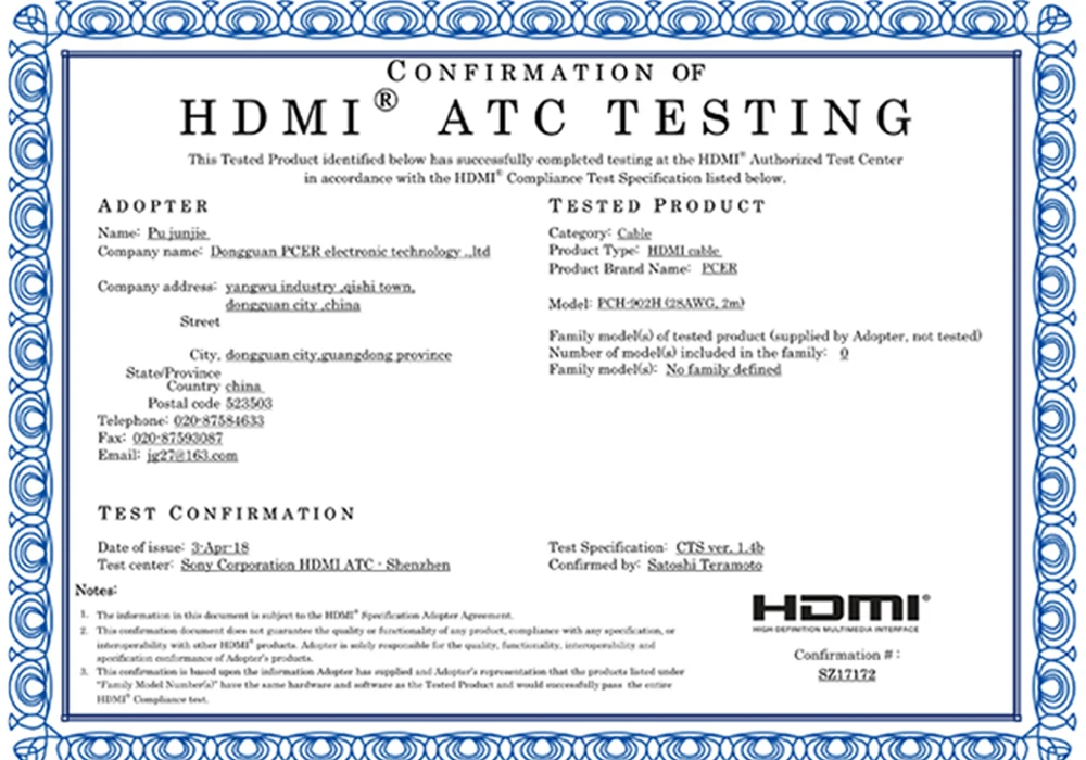 Ультратонкий HDMI 4K 2,0 кабель 3840*2160P Разрешение 30 Гц 60 Гц Кабель HDMI 1,5 м 3 м 5 м hdmi шнур Ultra HD 3D изображение позолоченный PCER