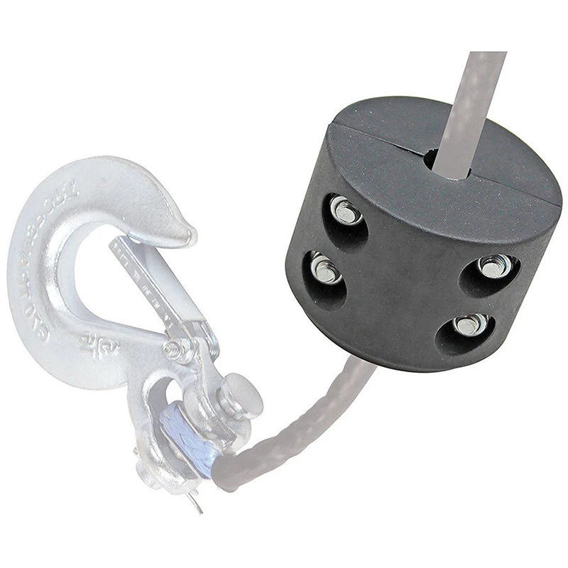 

MALUOKASA ATV UTV Winch Guard Cable Stop Hook Stopper Universal Line Save Winch Stopper Cable Stopper for Jeep BMW Benz Trunk