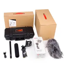 Deity Kit Super Cardioid Condenser Superior Sound Performance Microphone Windscreen Waterproof Safe Case for Nikon Canon Camera