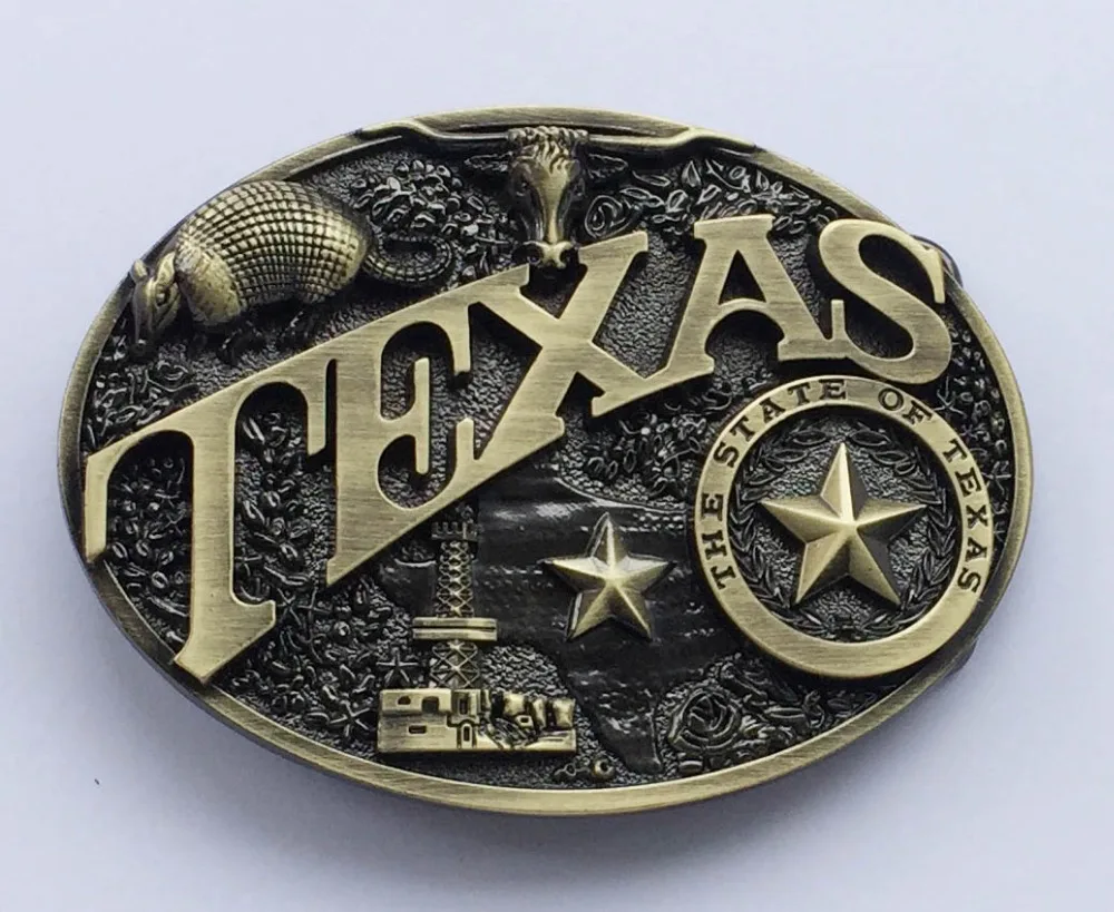 

Texas Long Bull Horn Belt Buckle Western Cowboy & Cowgirl Novelty Belt Buckles