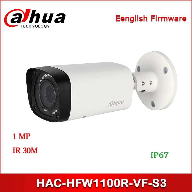 

Dahua HAC-HFW1100R-VF-S3 1MP HDCVI IR Bullet Camera 2.7-13.5mm vari-focal lens CCTV Camera