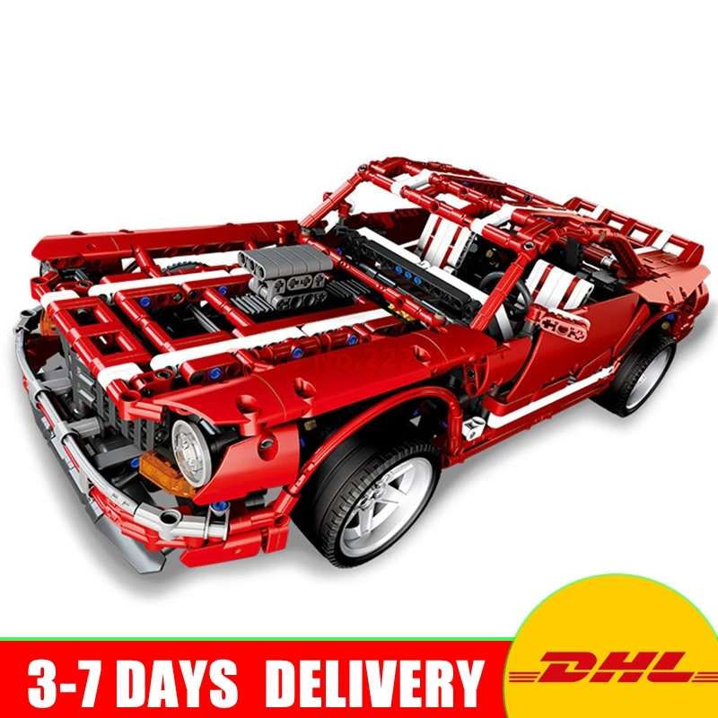 

XB 07001 Block 2000Pcs Creative MOC Series The 2014 Muscle Car Set children Educational Building Blocks Bricks Toy Model