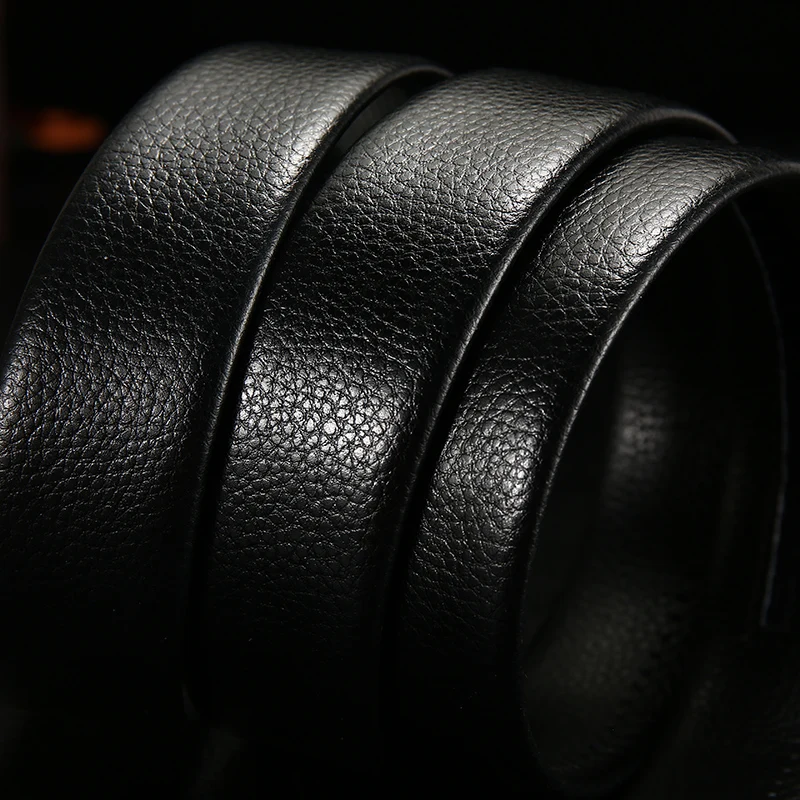 Ремень мужской из натуральной кожи с автоматической пряжкой|Мужские ремни| |