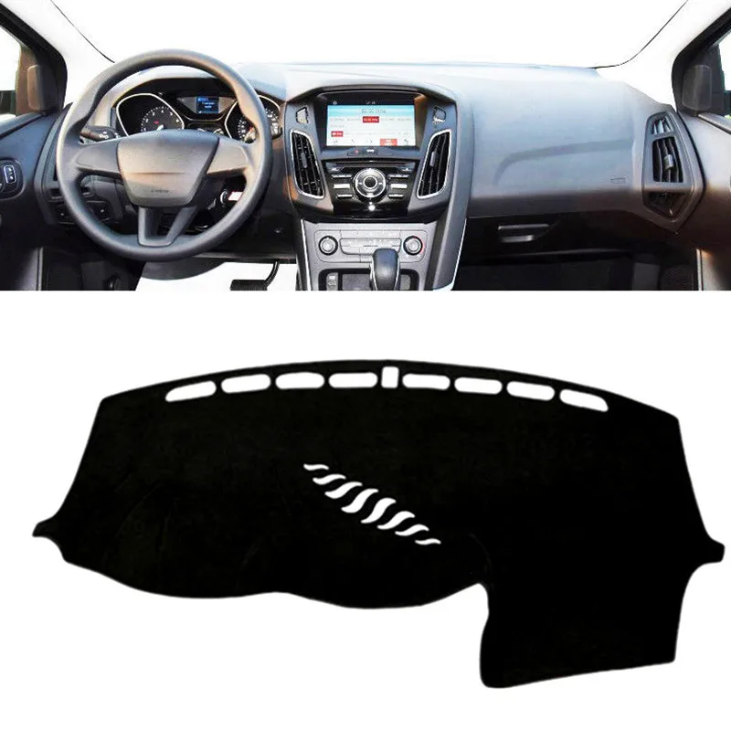 

Anti-UV Car Dashboard Cover Dash Mat Pad Instrument Panel Carpet Accessories For Ford Focus Titanium SE Electric S SEL 2012-2018