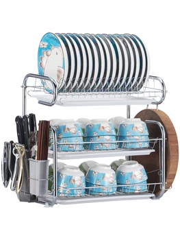 

Kitchen Racks Supplies Utensils To Wash And Drain Dishes Bowls Cupboard Dishes Dishes Chopsticks Knife Storage Box Tableware Rac