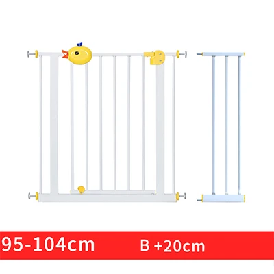 65-130 см Детская безопасность забор двери Детские лестничные перила изоляция двери бар pet забор без ударов - Цвет: 95-104 cm