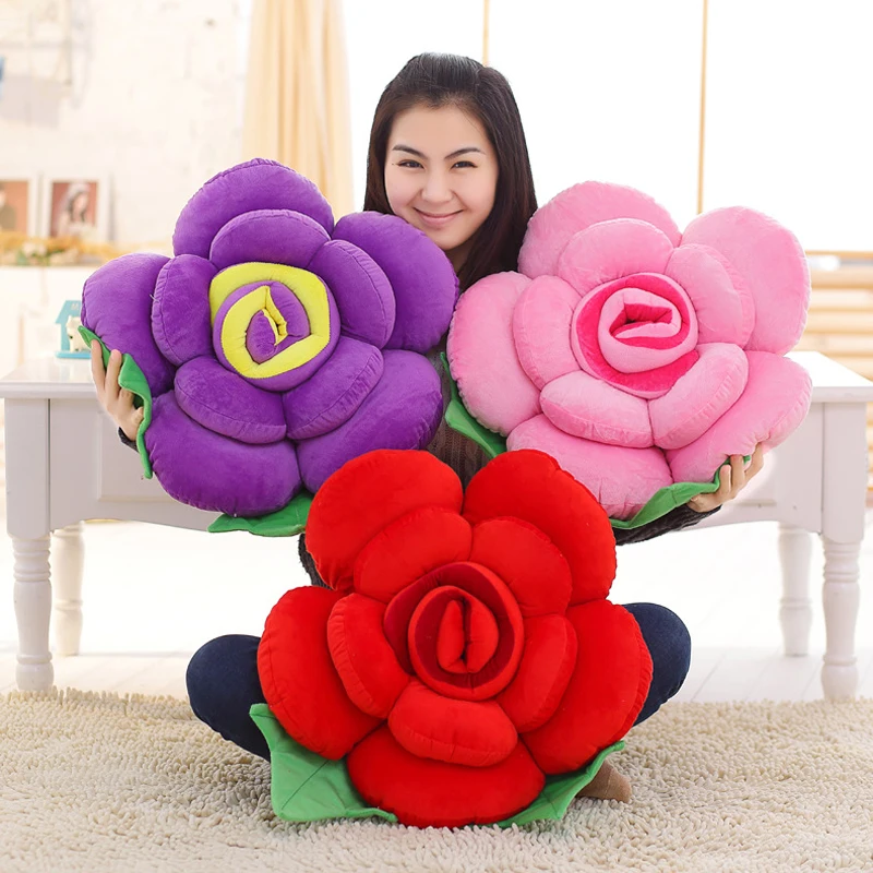 1Pc-Kids-30cm-Plush-Cushion-Pillow-3D-Stuffed-Rose-Flower-Home-Sofa-Livingroom-Decoration-Soft-Birthday (3)