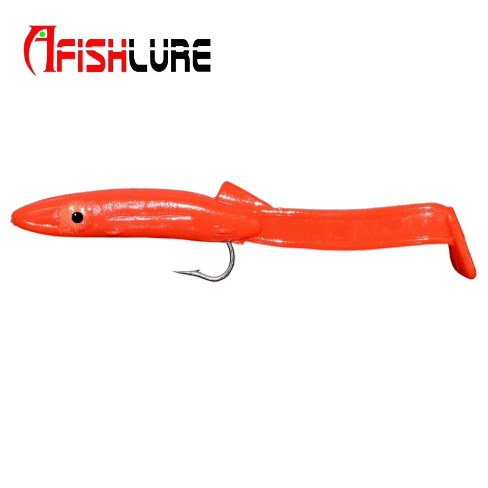 Afishlure, AR-26-65mm, искусственный морской угрь, 65 мм, Т-образный хвост, искусственная приманка, Мягкая приманка, ложная приманка, много цветов на выбор, 16 шт./лот