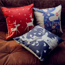 Valentine Pillow Covers New Year Printed Cotton Linen Cushion Cover Decorative Throw Pillowcase For Sofa Cojin Personalizado Valentine Pillow Covers New Year Printed Cotton Linen Cushion Cover Decorative Throw Pillowcase For Sofa Cojin Personalizado