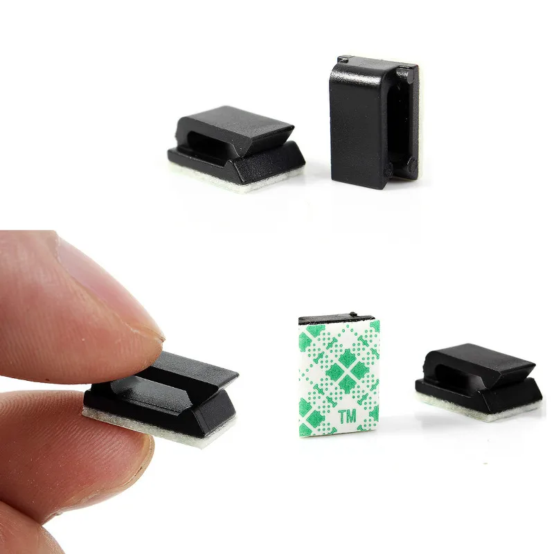 10 шт./50 шт., зажимы для кабелей, 1,2x0,5 см - изображение