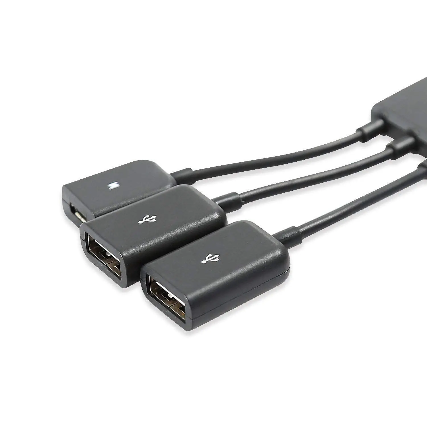 USB 3,1 type C штекер 2 Dual USB A 2,0 Female+ Micro-USB Female 3 в 1 OTG концентратор