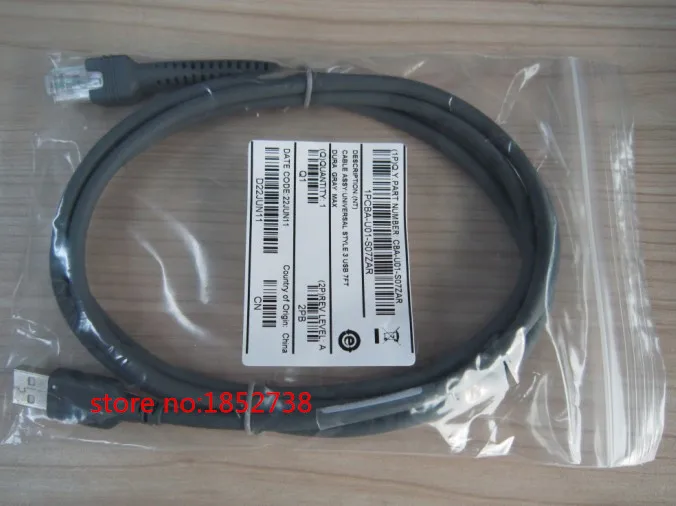 

10pcs/lot new Symbol 2M USB cable used for LS4278 LS3478 LS3578 DS3508 DS6878 DS9808 DS4208 DS9208 scanner gun