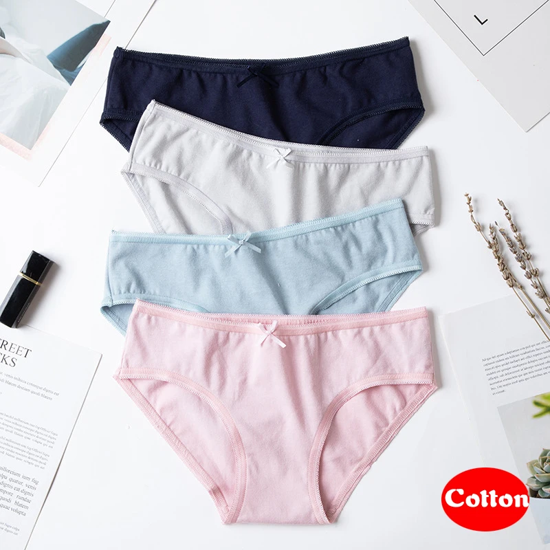

3pcs/lot Underwear Women Sexy Panties 2018 Cotton Briefs Female Underwear Seamless low waist Lingerie