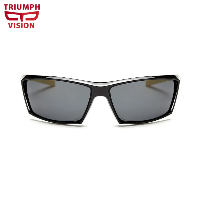 TRIUMPH VISION желтые солнцезащитные очки для ночного вождения, мужские очки, фирменный дизайн, спортивные солнцезащитные очки Gafas de sol UV400, поляризационные солнцезащитные очки