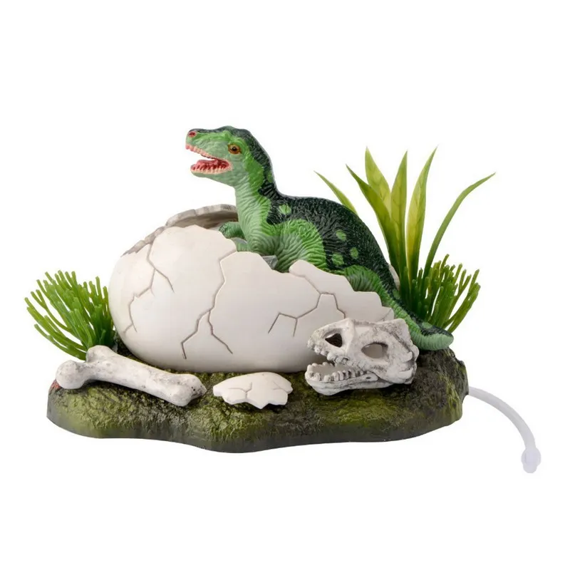 Resin Castle Aquariums Decorations Born Broken Shell Dinosaur Air