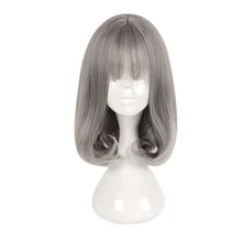 MCOSER женские вечерние 3 вида стилей, средний волнистый смешанный цвет, косплей, синтетические волосы, парик, высокотемпературный парик-705