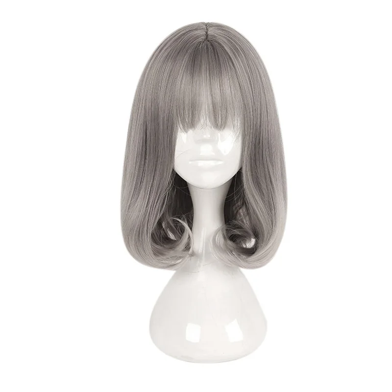 

MCOSER Women's Party 3 Styles Medium Wavy Mixed Color Cosplay Synthetic Hair Wig 100% High Temperature Fiber WIG-705