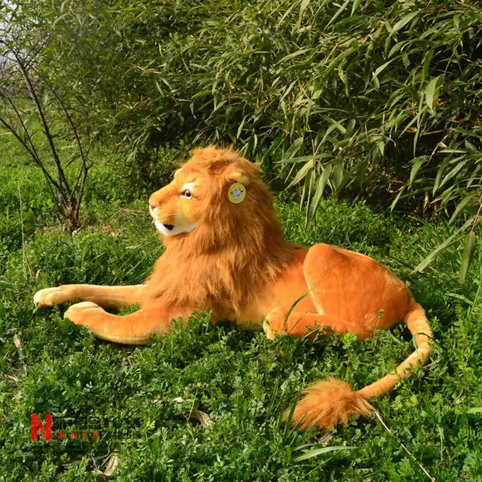 big stuffed lion toy