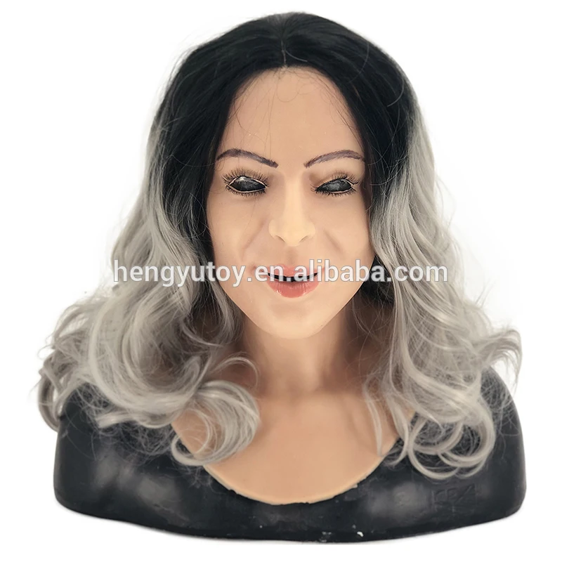 Crossdressing  silicone female mask