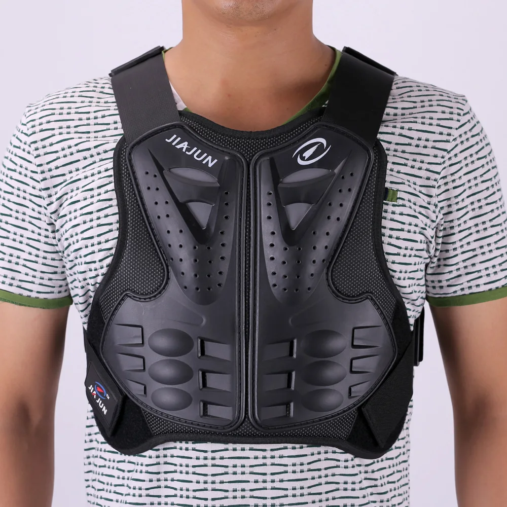 Motorcycle Armor Vest Chest Back Spine Protector Motocross Body Guard Shield 