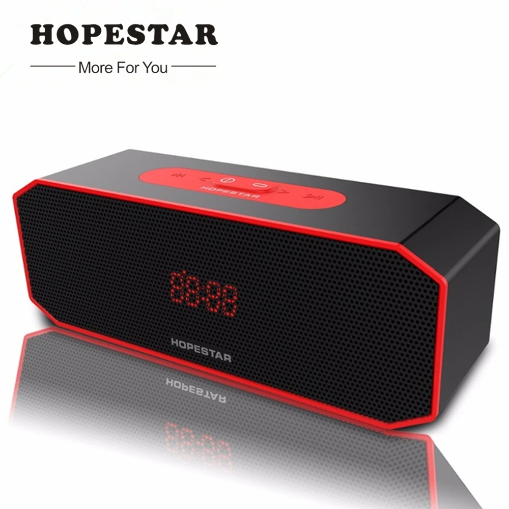 HOPESTAR Portable Bluetooth Speaker Wireless Soundbar Dual Bass Stereo