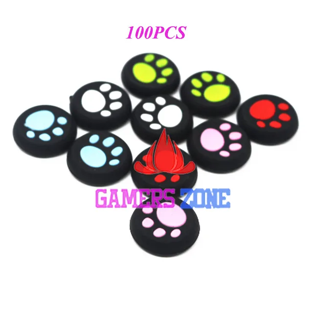 Best Offers 100pcs For Xbox one  360 Analog Silicone Joystick Thumbstick Grips Caps for PS4 PS3
