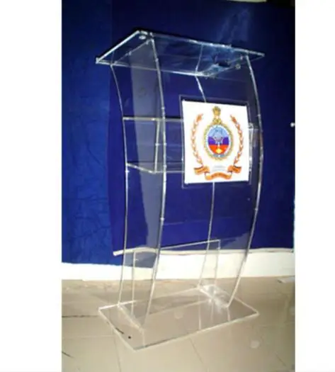 Акриловая церковная кафедра, ясный пластиковый церковный подиум, акриловый подиум, лектор, католический дом