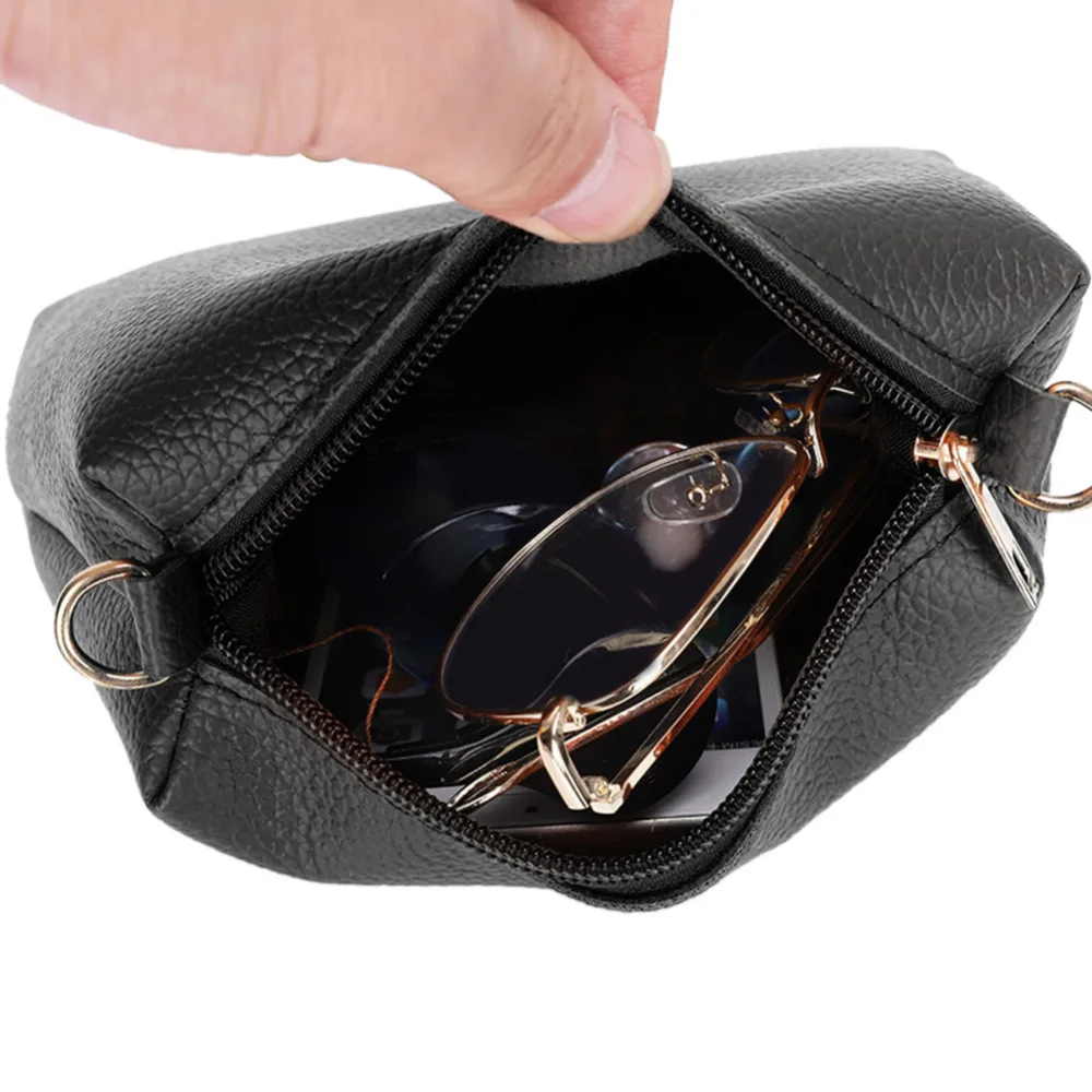 جلد النساء مصغرة حقائب كتف النقي حقيبة ساع الأزياء Crossbody حقائب للنساء 2018 المحافظ و حقائب بولسا الأنثوية