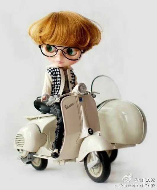

free shipping motorbike for blyth doll for 1/6 doll decoration