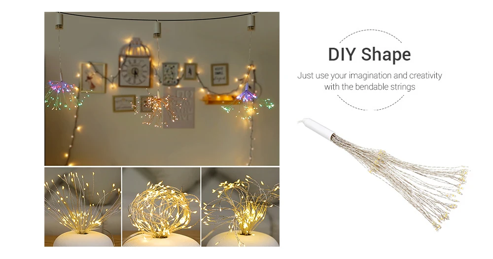 LH - BOM - YHD120WW 120 LEDs Hanging Starburst Light with Remote Control&nbsp;(Warmwhite)