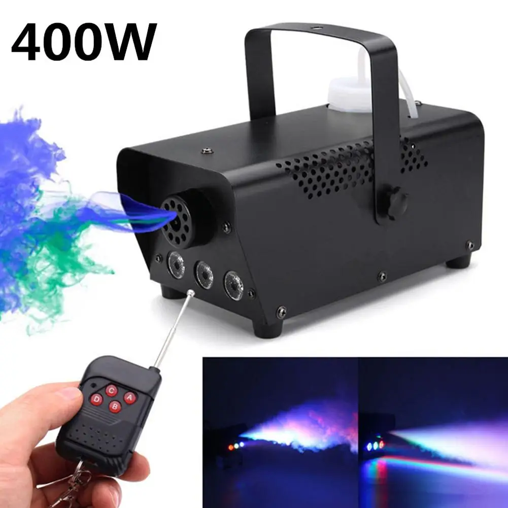 AsyPets LED 400W Wireless Remote Control Portable Fog Machine for