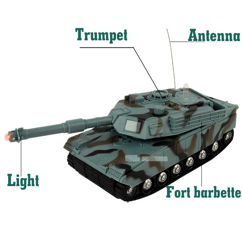 Радиоуправляемый мини-танк игрушки со светодиодный светильник музыкальный пульт дистанционного управления боевой бой модель танка на открытом воздухе стрельба робот RC игрушки для детей Подарки