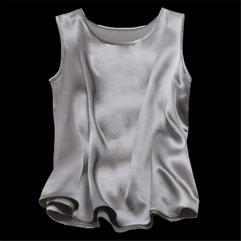 

Lady Seda Hedging Shirts Female Summer Solid Oversize Thin 100% Silk Blouse Woman Hedging Silk Loose Tops Women Seda Chemise