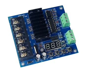 

3CH easy dmx constant voltage decoder;with digital display for setting dmx address,DC5-24V input;8A*3channel output